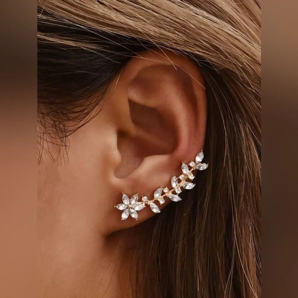 Flower earrings N1414